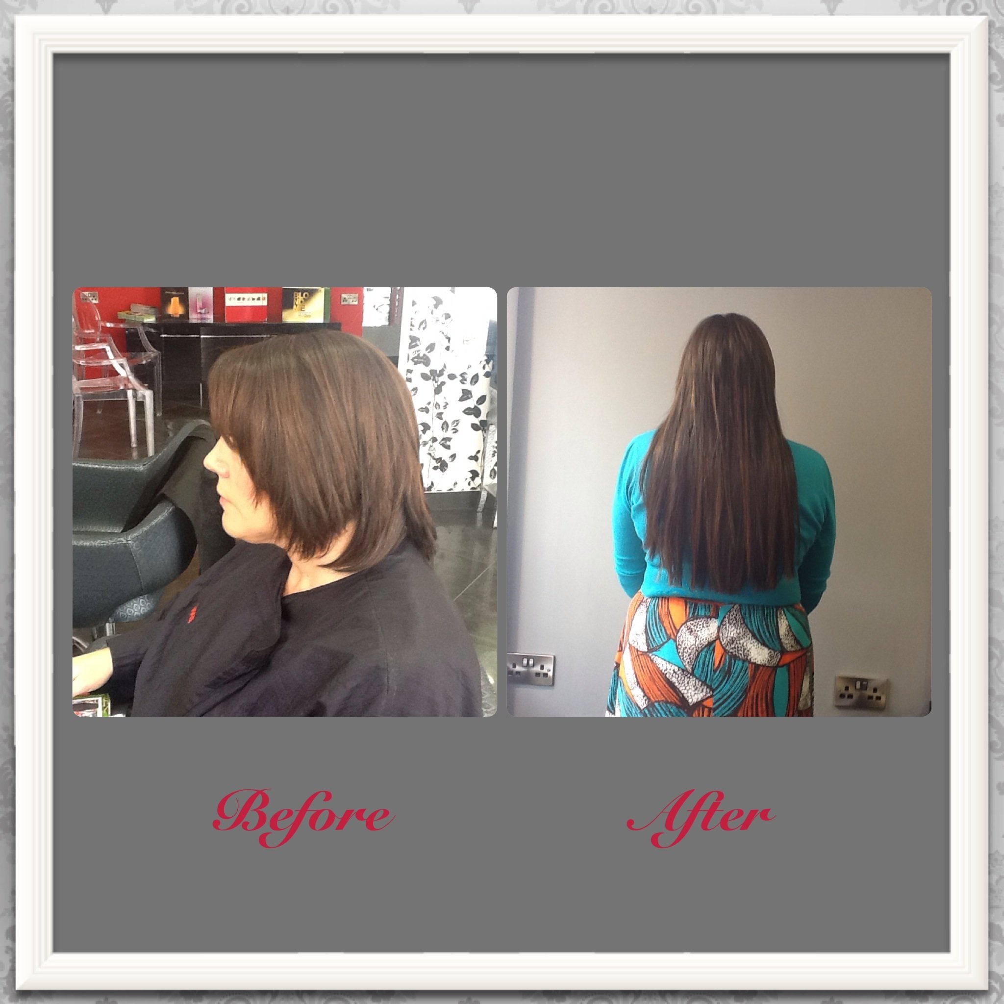 hair extensions by collette, Before & After Photos at Top Hair Salon in Farnham, Surrey
