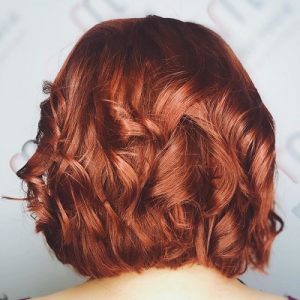 full head red colour best hairdressers in Surrey